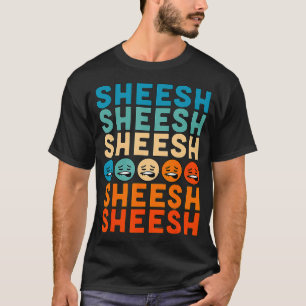 Camiseta Sheesh Bussin Funny Gen Z Slang Retro Vint