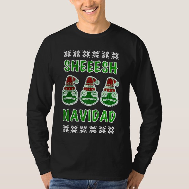 Camiseta Sheesh Navidad King Julio Meme Sapo (Frente)