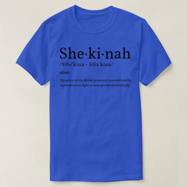 Camiseta Shekinah (Frente do Design)