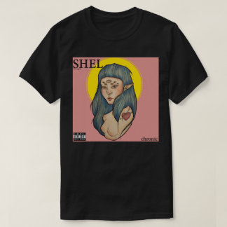 Camiseta "Shel -" T preto crônico