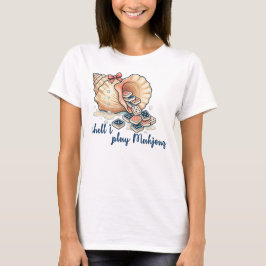 Camiseta Shell I Play Mahjong Coastal