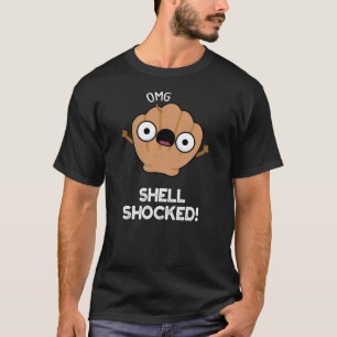 Camiseta Shell Shocked Funny Seashell Pun Dark BG