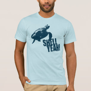 Camiseta Shell Sim! Azul