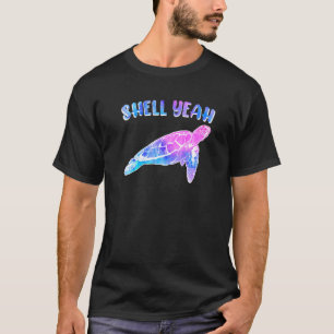 Camiseta Shell Sim Colorir Tartaruga 1