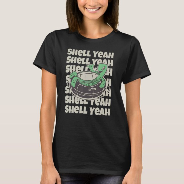 Camiseta Shell Sim Turtle (Frente)
