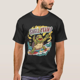 Camiseta Shell sim Turtle Surfing