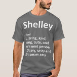 Camiseta SHELLEY Definition Personalised Funny Birthday<br><div class="desc">SHELLEY Definition Personalized Funny Birthday Veja nossa seleção de camisa de Natal para o melhor em peças únicas ou personalizadas feitas à mão de nossos compras de roupas.</div>