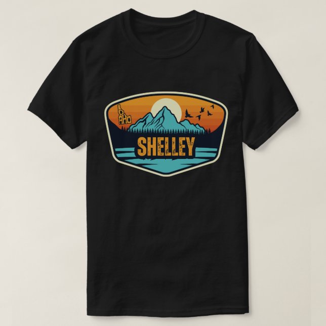 Camiseta Shelley, Idaho (Frente do Design)