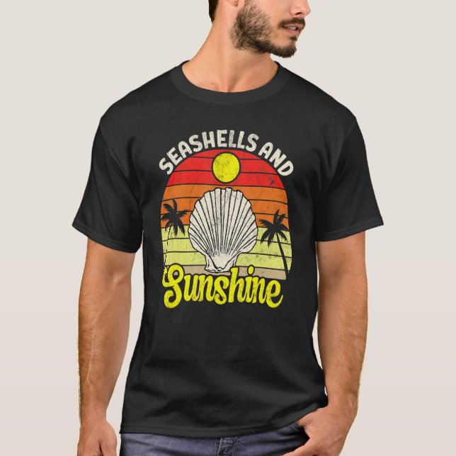 Camiseta Shelling & Beachcombing Shell Hunter  Seashell Col (Frente)