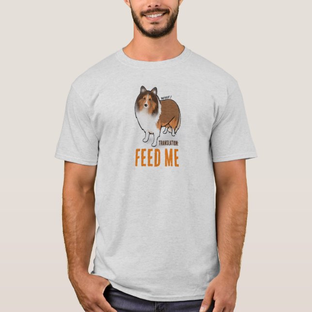 Camiseta Sheltie (Frente)
