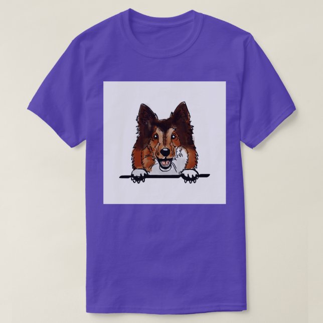 Camiseta Sheltie (Frente do Design)