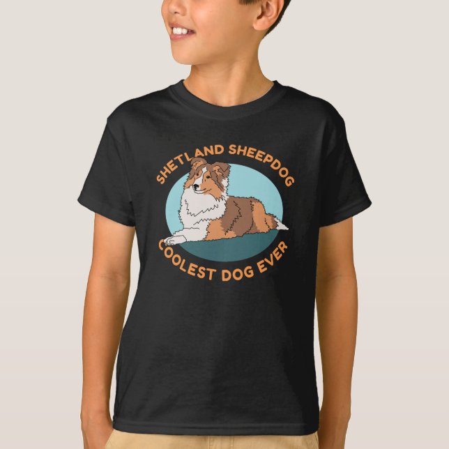Camiseta Sheltie Coest Dog | Shetland Sheepdog (Frente)