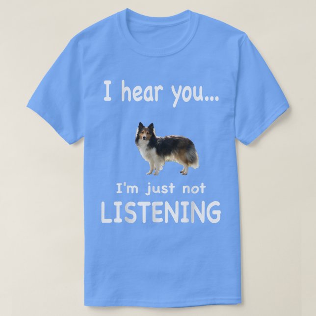Camiseta Sheltie Dog (Frente do Design)