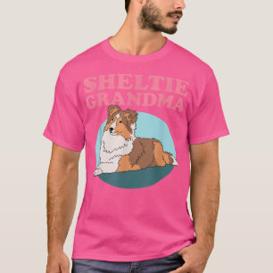 Camiseta Sheltie Grandma Dog Owner Shetland Sheepdog Sheldo