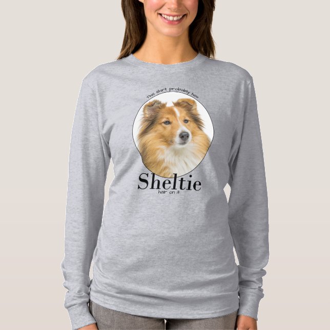 Camiseta Sheltie Hair (Frente)