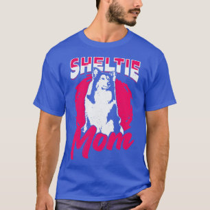 Camiseta Sheltie Mãe Cão Shetland Sheepdog Gift