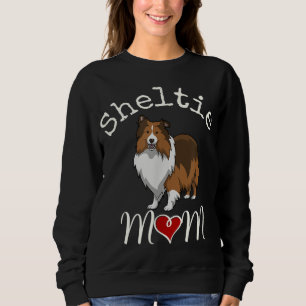 Camiseta Sheltie Mãe Sheltie Mãe Dão Presentes na Sheltie