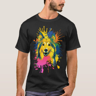 Camiseta Sheltie Splash Shetland Sheepdog