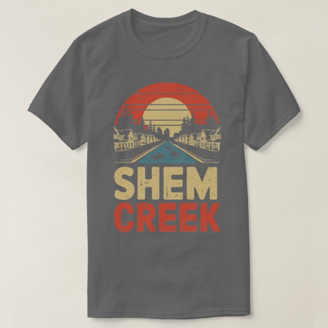 Camiseta Shem Creek Vintage (Frente do Design)