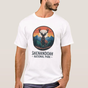 Camiseta Shenandoah National Park Deer Emblem