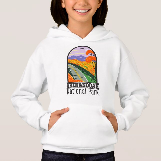 Camiseta Shenandoah National Park Skyline Drive Virginia (Frente)