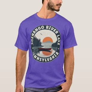 Camiseta Shenango River Lake Pensilvânia Sunset