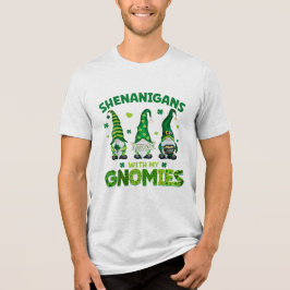 Camiseta Shenanigans Com Meu Dia de São Patrício De Gnomos