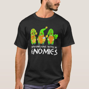 Camiseta Shenanigans Com Meu Gnomo De Dia de São Patrício