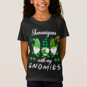 Camiseta Shenanigans Com Meu Gnomo De Dia de São Patrício