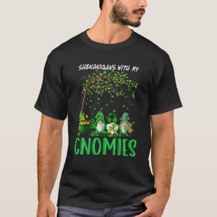 Camiseta Shenanigans Com Meu Gnomo De Dia de São Patrício