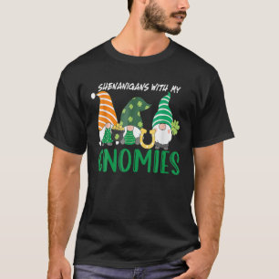 Camiseta Shenanigans Com Meu Gnomo De Dia de São Patrício