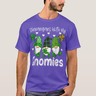 Camiseta Shenanigans Com Meu Gnomo De Dia de São Patrício