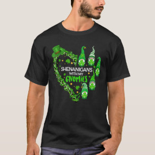 Camiseta Shenanigans Com Meus Gnomos, Dia de São Patrício