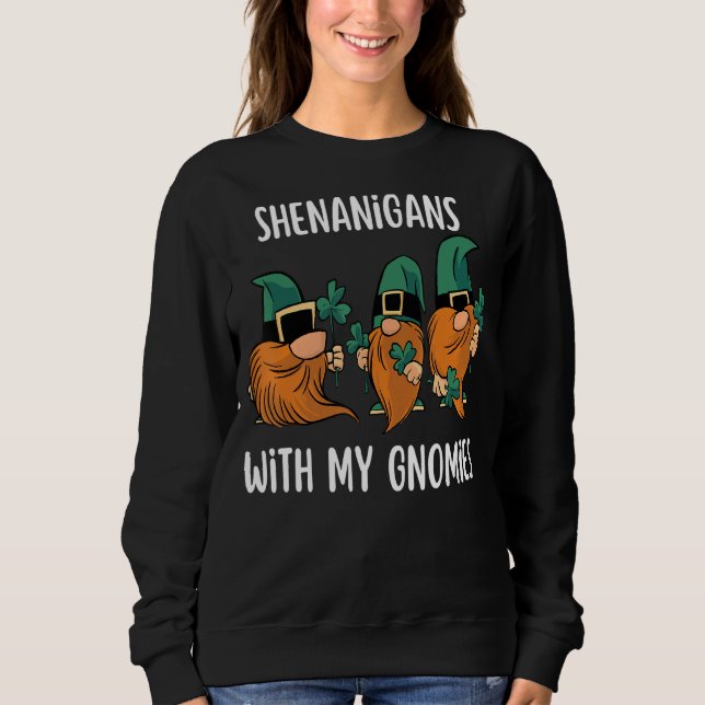 Camiseta Shenanigans Com Minha Rua De Gnomos Gnomo Do Dia D (Frente)