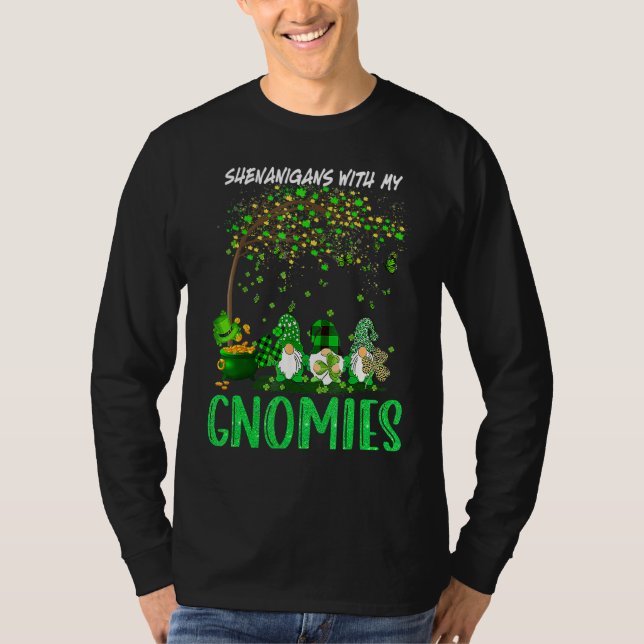 Camiseta Shenanigans Com Minha Rua De Gnomos Gnomo Do Dia D (Frente)