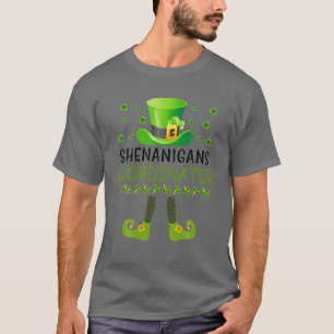 Camiseta Shenanigans Coordenador Clover Lucky Patrick's Day
