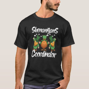 Camiseta Shenanigans Coordenador Dia de São Patrício Gnom