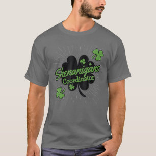 Camiseta Shenanigans Coordenador Funny Dia de São Patrício
