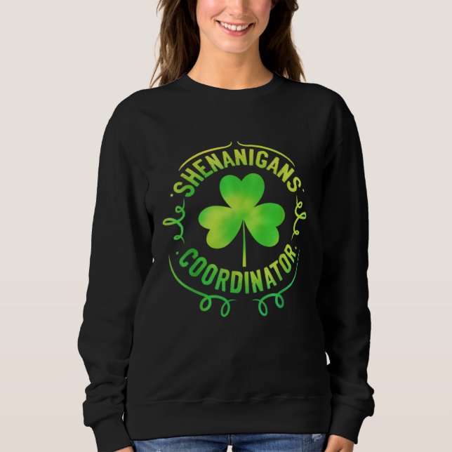 Camiseta Shenanigans Coordinator Matching Teacher St Patric (Frente)