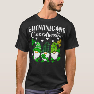 Camiseta Shenanigans Coordinator Saint Irish Gnomes St Patr