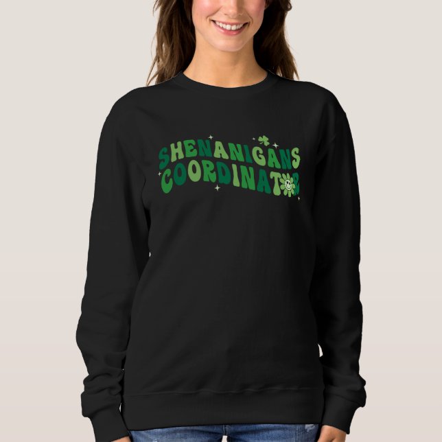 Camiseta Shenanigans Coordinator Shamrock Ireland St Patric (Frente)
