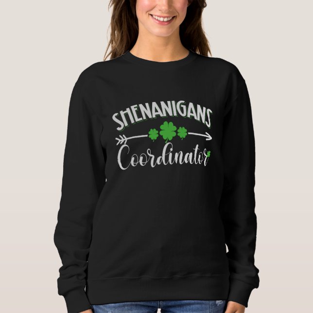 Camiseta Shenanigans Coordinator Teacher St Patrick's Day (Frente)