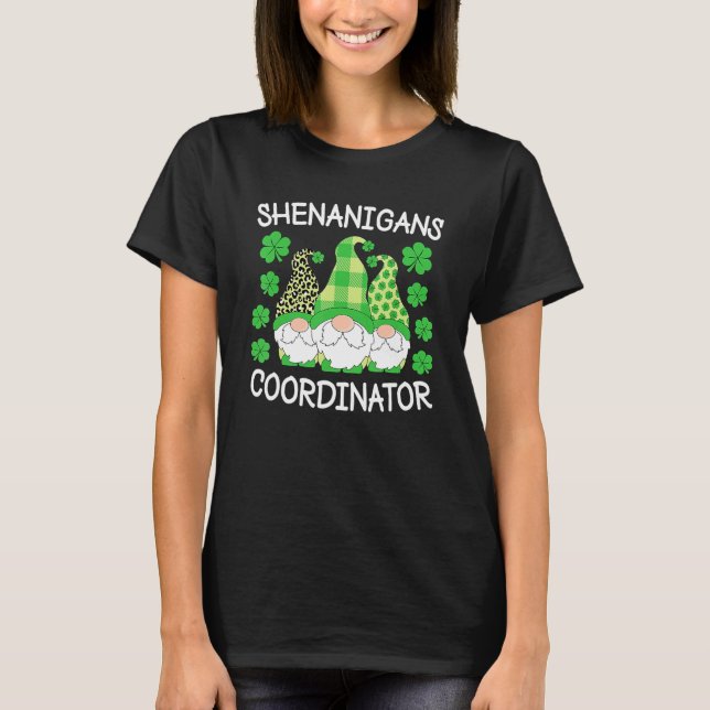 Camiseta Shenanigans Coordinator Teachers St Patricks Day G (Frente)