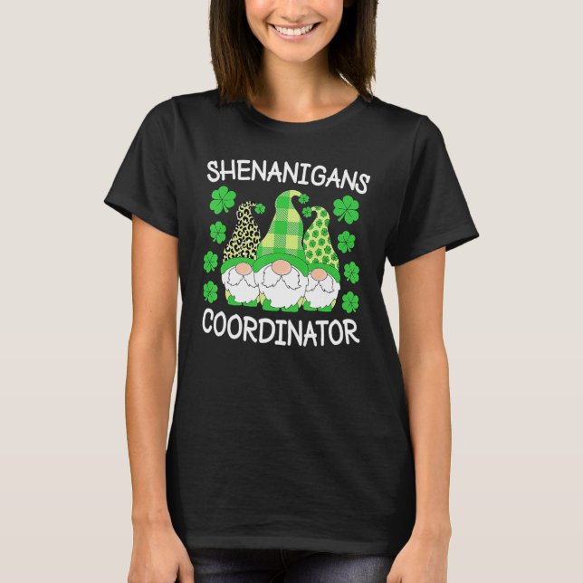 Camiseta Shenanigans Coordinator Teachers St Patricks Day G (Frente)