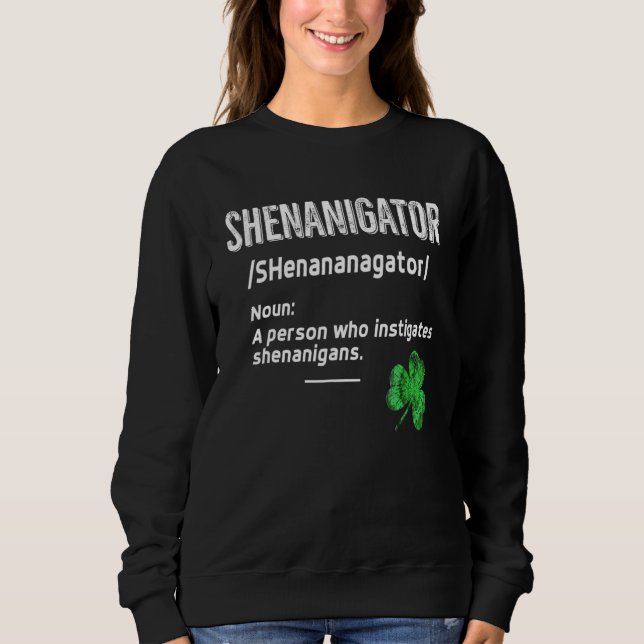 Camiseta Shenanigans Definition Tie Dye St. Patrick's Day G (Frente)
