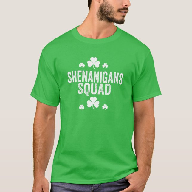 Camiseta Shenanigans Esquadrão Ruas Engraçadas. (Frente)