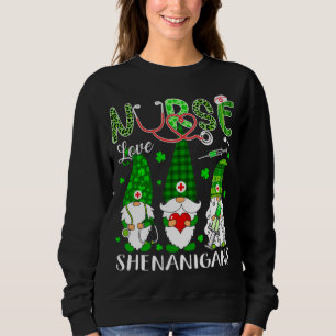 Camiseta Shenanigans Funny Love Gnomes Nurse St Patricks Da