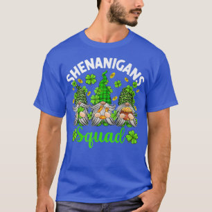 Camiseta Shenanigans Squad Dia de São Patrício Gnomo Green 