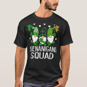 Camiseta Shenanigans Squad Dia de São Patrício Gnomos Green