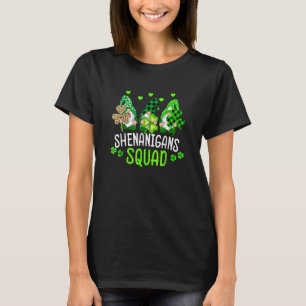 Camiseta Shenanigans Squad Dia de São Patrício Gnomos Green